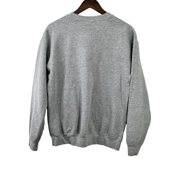 Lash Love Grey Sweatshirt Real Friends Fake Lashes Women's Size Large - Picture 3 of 4